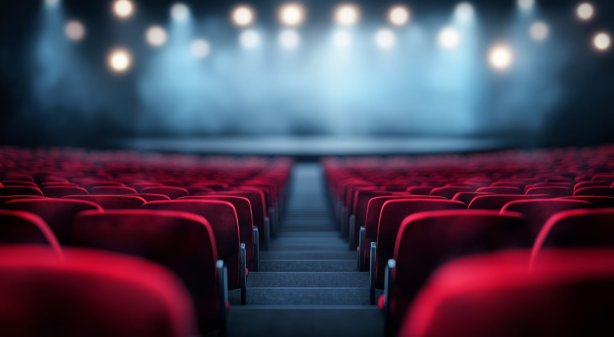 Empty movie theater