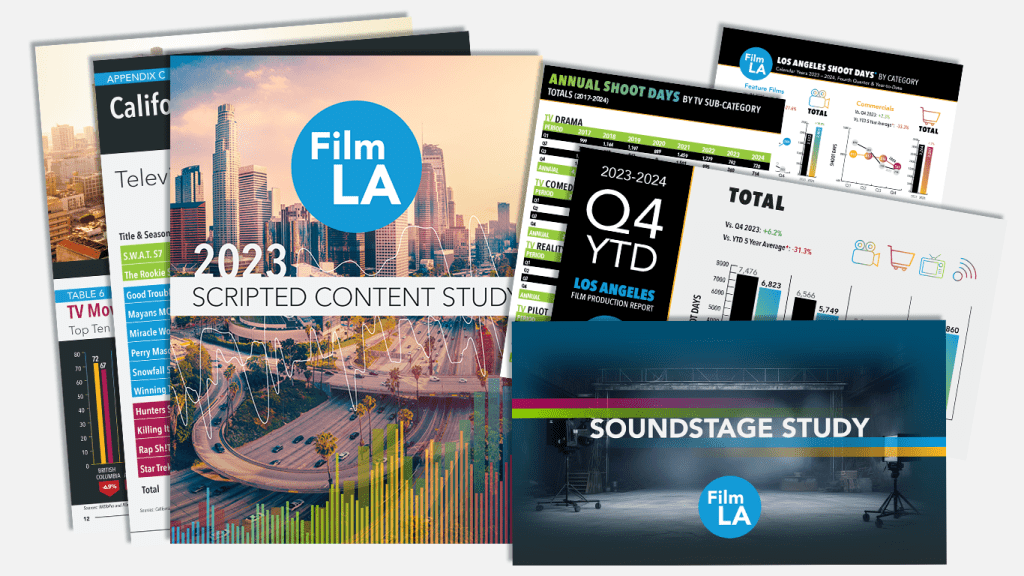 FilmLA Research Product Collage
