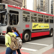Film Works for California bus sign
