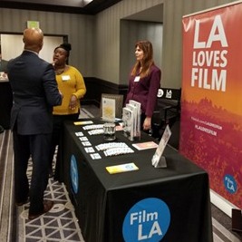 LA Loves Film table at event